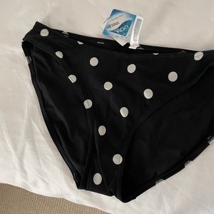 Maternity polka dot bikini bottom